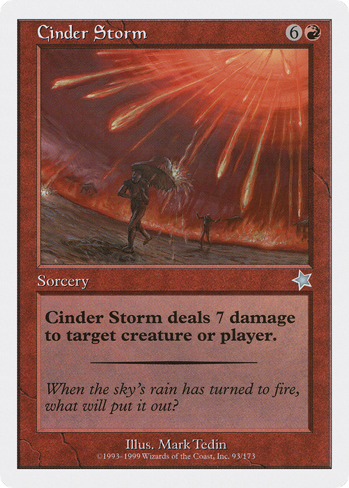 Cinder Storm (S99-093) - uncommon
