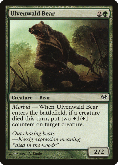 Ulvenwald Bear (DKA-129) - common - Foil