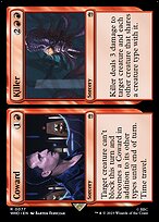 Coward // Killer (WHO-077) - rare - Foil