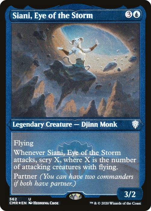 Siani, Eye of the Storm (CMR-562) - uncommon - Etched Foil