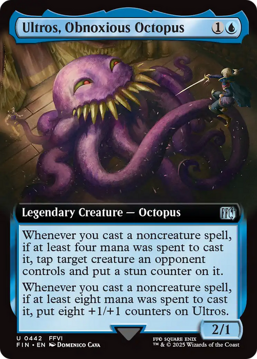 Ultros, Obnoxious Octopus (FIN-442) - uncommon: (Extended Art) - Foil