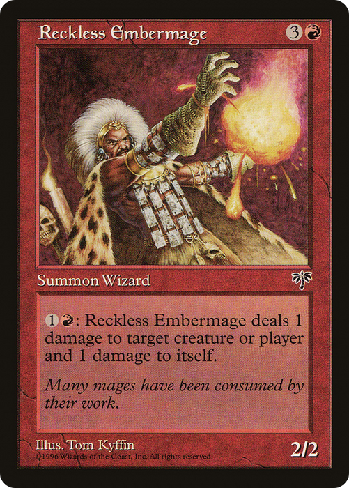 Reckless Embermage (MIR-189) - rare