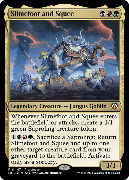 Slimefoot and Squee (PRE-447) - mythic - Foil