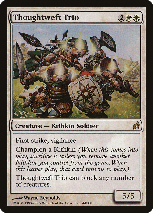 Thoughtweft Trio (LRW-044) - rare - Foil
