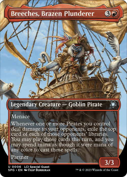 Breeches, Brazen Plunderer (SPG-006) - uncommon (Borderless) - Foil