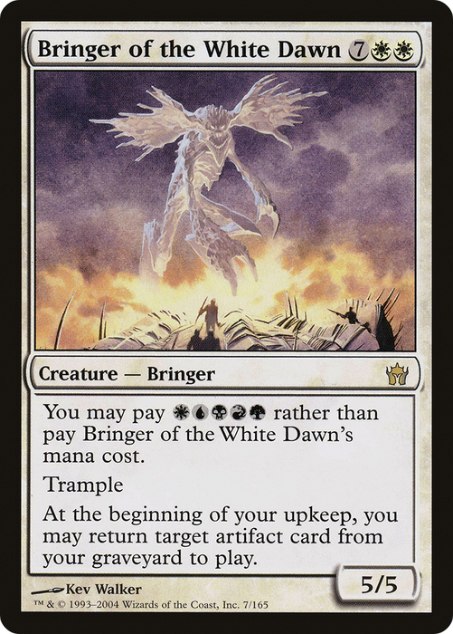Bringer of the White Dawn (5DN-007) - rare - Foil