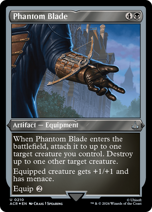 Phantom Blade (ACR-210) - uncommon - Etched Foil