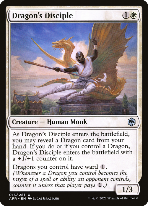 Dragon's Disciple (AFR-013) - uncommon - Foil