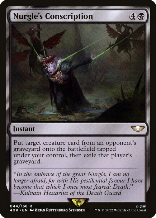 Nurgle's Conscription (40K-044) - rare