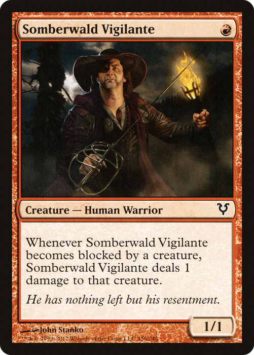 Somberwald Vigilante (AVR-156) - common - Foil