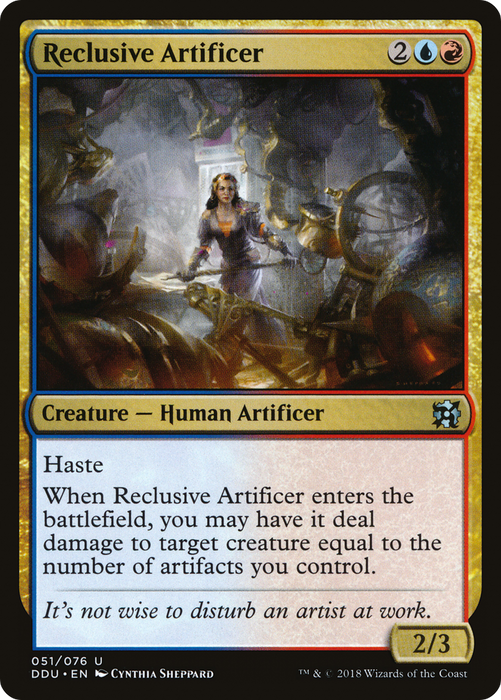 Reclusive Artificer (DDU-051) - uncommon
