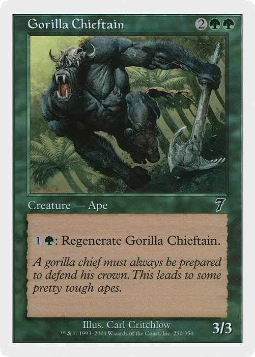 Gorilla Chieftain (7ED-250) - common