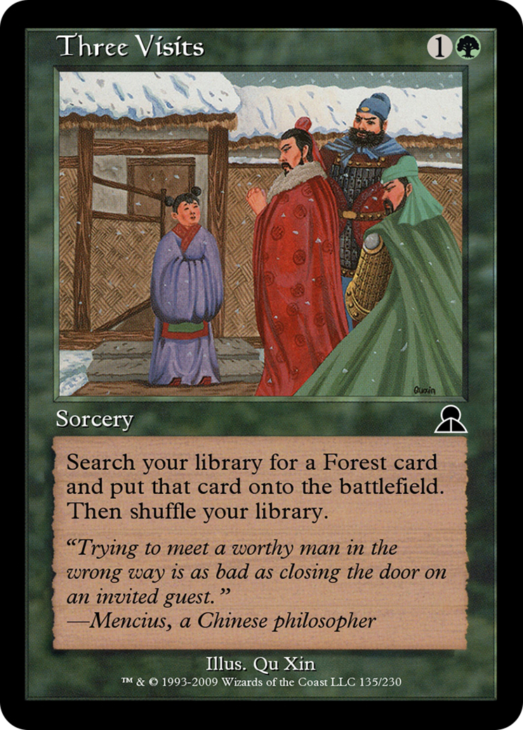 Three Visits (ME3-135) - common - Foil