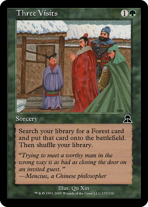 Three Visits (ME3-135) - common - Foil