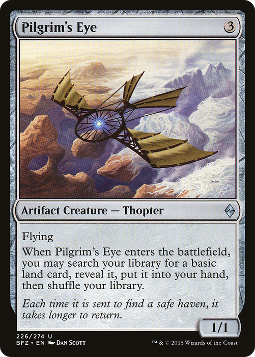 Pilgrim's Eye (BFZ-226) - uncommon - Foil