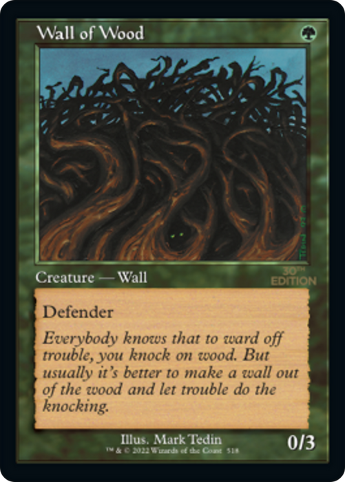 Wall of Wood (30A-518) - common