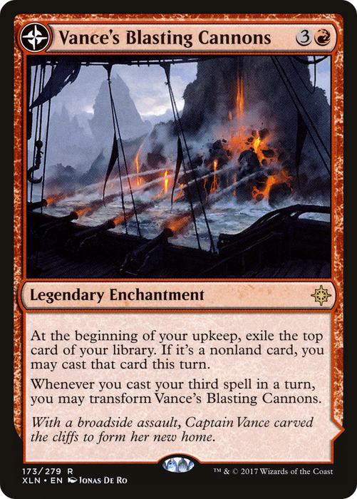 Vance's Blasting Cannons // Spitfire Bastion (XLN-173) - rare: (compasslanddfc) - Foil
