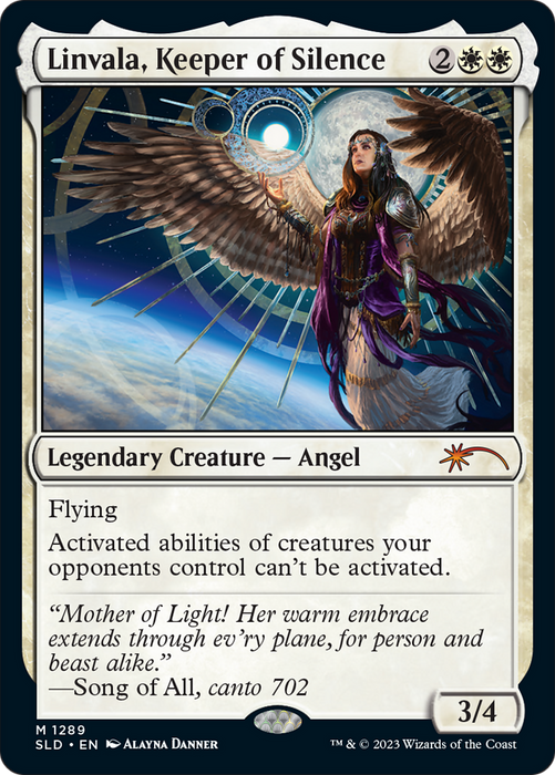 Linvala, Keeper of Silence (SLD-1289) - mythic