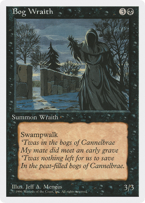 Bog Wraith (2PS-017) - uncommon