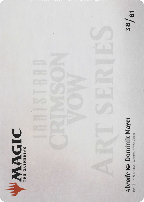 Abrade // Abrade (AVOW-038) - common (Borderless) - Foil