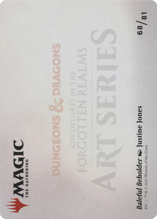 Baleful Beholder // Baleful Beholder (AAFR-068) - common (Borderless) - Foil