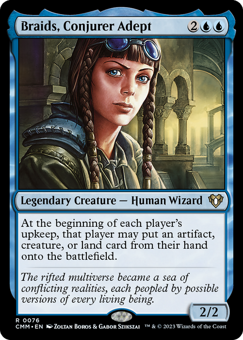 Braids, Conjurer Adept (CMM-076) - rare