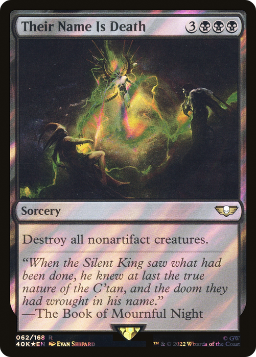 Their Name Is Death (40K-62★) - rare - Foil