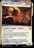 Rakdos, Patron of Chaos (MKM-369) - mythic: (Showcase) - Foil
