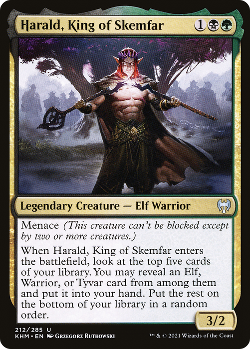 Harald, King of Skemfar (KHM-212) - uncommon - Foil
