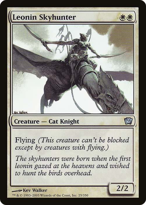 Leonin Skyhunter (9ED-25★) - uncommon - Foil
