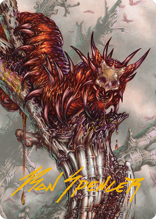 Grist, Voracious Larva // Grist, Voracious Larva (AMH3-053) - common (Borderless) - Foil