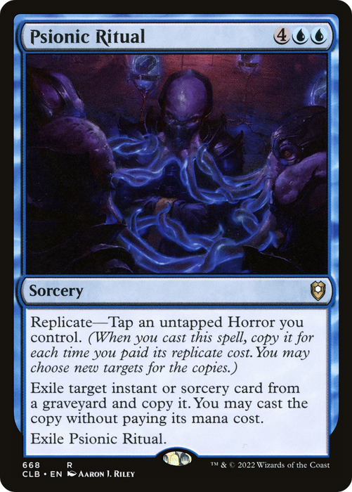 Psionic Ritual (CLB-668) - rare