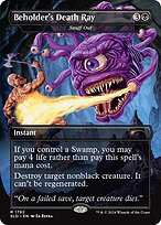 Snuff Out (SLD-1792) - rare / Beholder's Death Ray (Borderless) - Foil