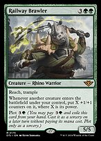 Railway Brawler (OTJ-175) - mythic - Foil