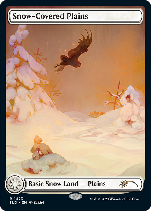 Snow-Covered Plains (SLD-1473) - rare: (Full Art)