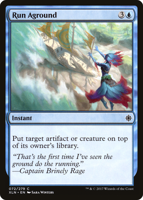 Run Aground (XLN-072) - common - Foil