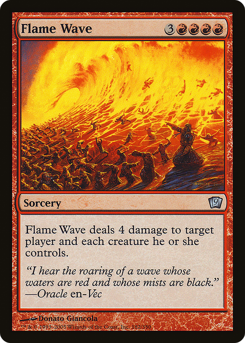 Flame Wave (9ED-182★) - uncommon - Foil