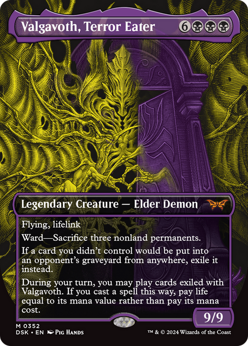 Valgavoth, Terror Eater (DSK-352) - mythic (Borderless)