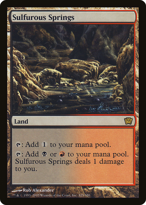 Sulfurous Springs (9ED-325★) - rare - Foil