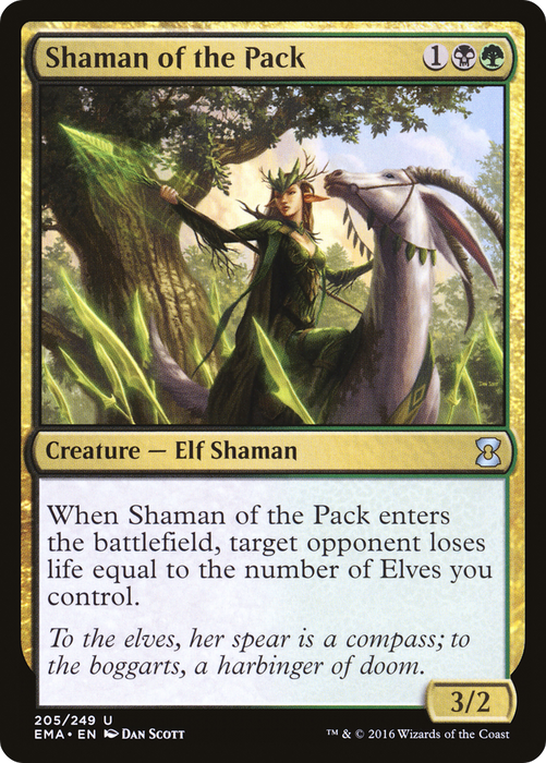 Shaman of the Pack (EMA-205) - uncommon - Foil