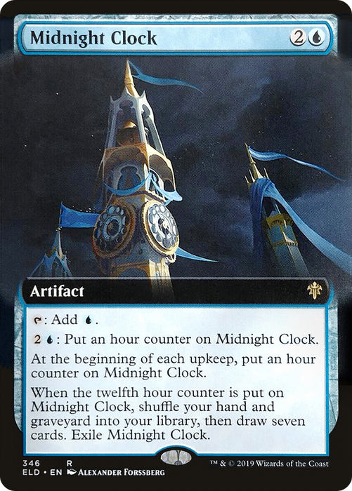 Midnight Clock (ELD-346) - rare: (Extended Art)