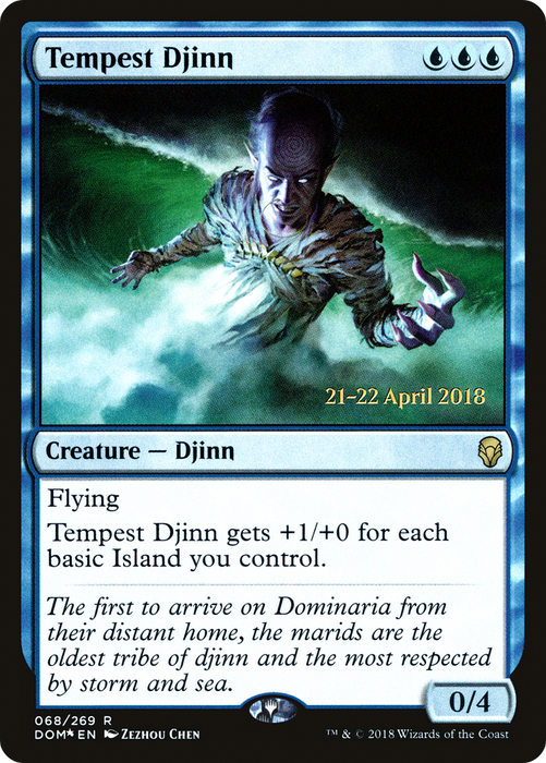 Tempest Djinn (PRE-68S) - rare - Foil