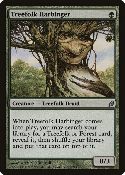 Treefolk Harbinger (LRW-239) - uncommon - Foil
