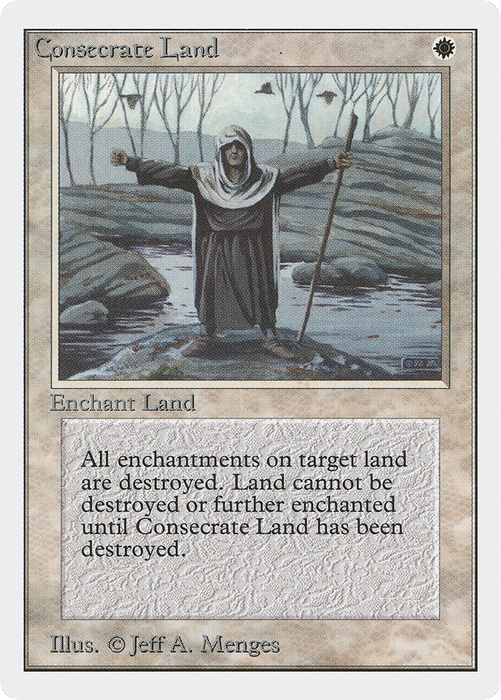 Consecrate Land (2ED-015) - uncommon
