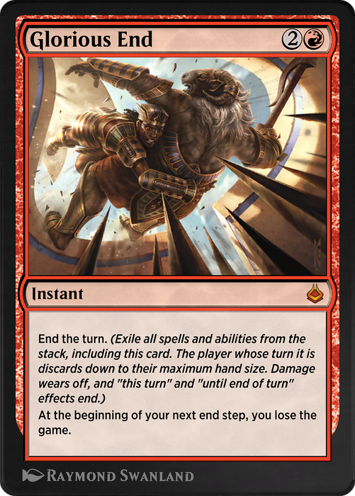 Glorious End (AKR-156) - mythic