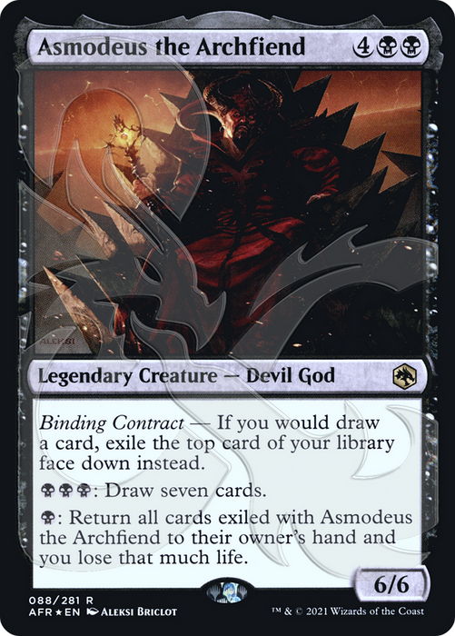 Asmodeus the Archfiend (AFR&-88A) - rare - Foil