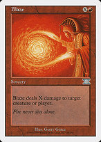 Blaze (6ED-168) - uncommon