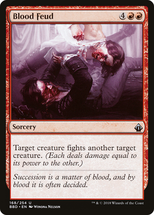 Blood Feud (BBD-168) - uncommon - Foil