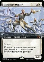Monastery Mentor (MOM-347) - mythic: (Extended Art)