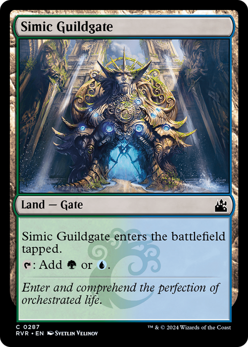 Simic Guildgate (RVR-287) - common - Foil